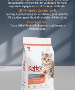 Reflex Tavuklu ve Pirinçli Yavru Kedi Maması 2 kg x 2 - Görsel 3