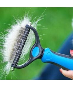 Alternative view of Roichil Plastik Saplı Metal Kedi Köpek Bakım Kıtık Tüy Topak Açıcı Tarak