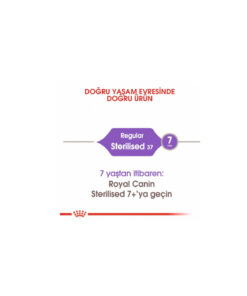 Royal Canin Fhn Sterilised 37 Kısırlaştırılmış Kedi Maması 4 Kg Ptanna251100066 - Görsel 3