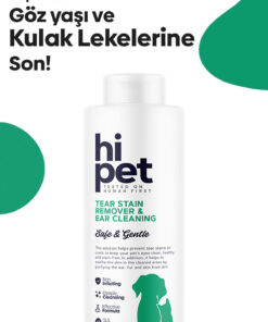 HiPet Köpek Göz Çevresi/ Gözyaşı Lekesi Temizleme/ Kulak Temizleme Solüsyonu 120 ml