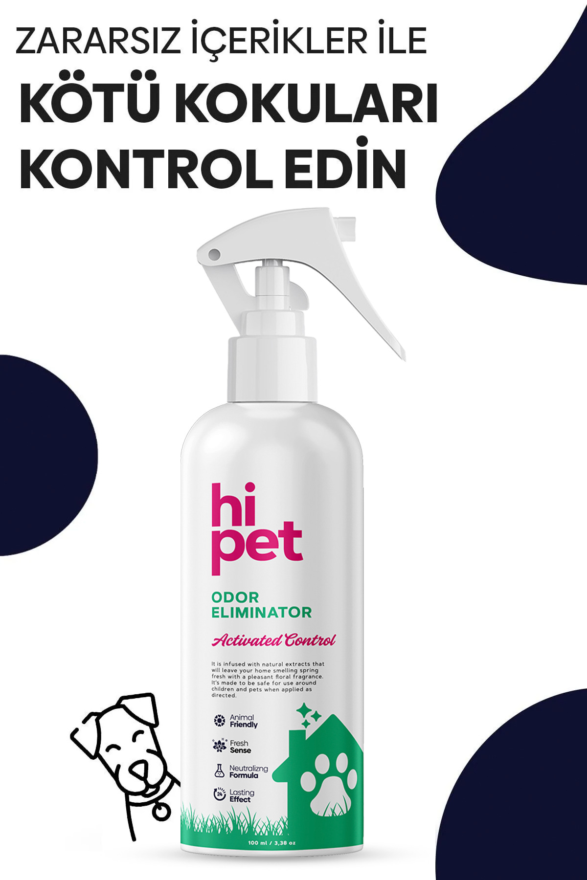 HiPet Köpek Koku Giderici Spray