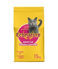 Econature Tavuklu Yetişkin Kedi Maması Sarı Ambalaj 15 Kg
