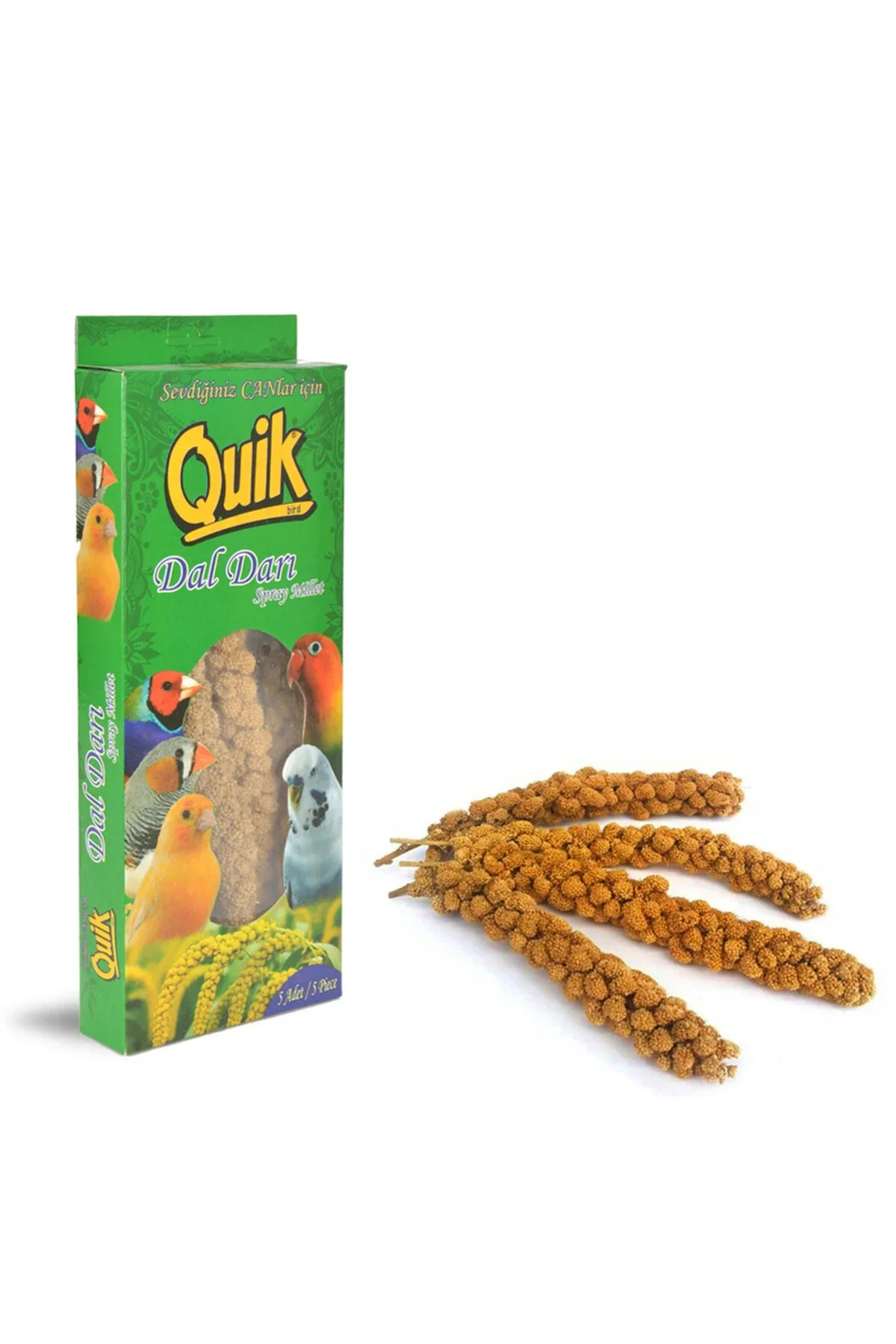 Quik Doğal Dal Darı 5 adet dal içermektedir