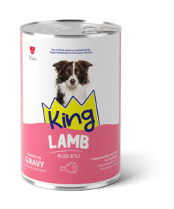 Alternative view of King Sos İçerisinde Et Parçacıklı Kuzu Etli Köpek Konservesi 400 G x 24 Adet