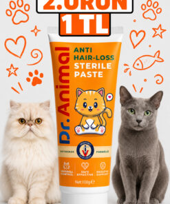 Dr. Animal Malt | Sterile Paste | Kedi Malt Macunu | Anti Hairball Paste | Kedi Vitamini | 100 Gr
