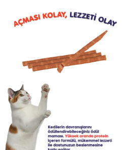 Snacky Yüksek Proteinli ve Gerçek Etli Stick Kedi Ödülü Kuzulu 3*5 gr - Görsel 3