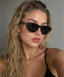 Goldmine Kadın Pera Güneş Gözlüğü UV400 Siyah