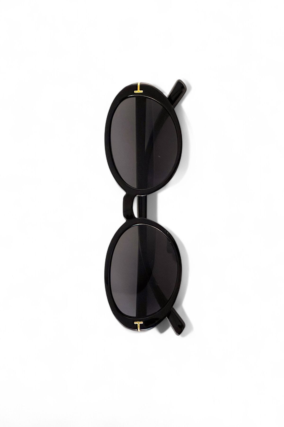 REN EYEWEAR Ovelle Kadın Siyah Oval Güneş Gözlüğü – Aksesuar Detaylı Modern Tasarım UV400 - Görsel 3