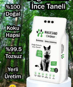 Magic Sand Doğa Kokulu Kedi Kumu 20 Lt Ince Taneli