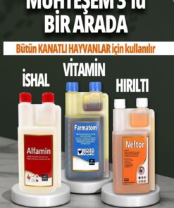 Munich Vet 3lü Set Farmatom Vitamin Alfamin Ishal Neftor Hırıltı Seti - 500 ml