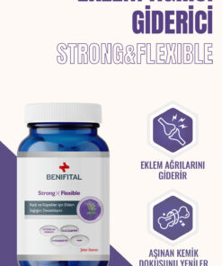 Benifital Strong & Flexible Tablet Kediler Ve Köpekler Için Eklem Sağlığı Destekleyici Glukozamin Tablet