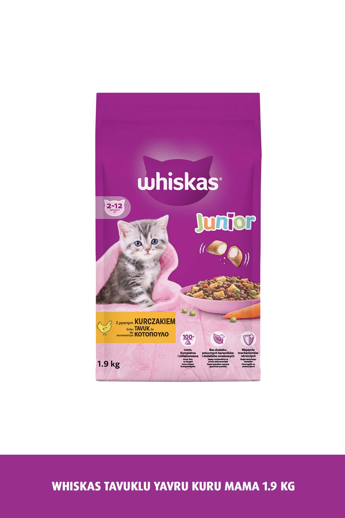 Whiskas Yavru Tavuklu Kuru Kedi Mama 2 Kg