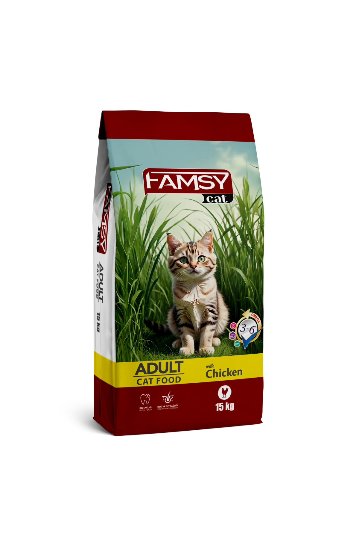 FAMSY Yetişkin Kedi Maması Tavuklu 15 Kg
