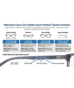 Alternative view of ZENIT GG LACİVERT RENKLİ CATEYE KADIN GÜNEŞ GÖZLÜĞÜ | 56 EKARTMAN