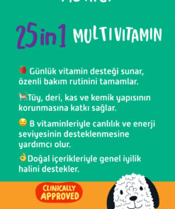 Metapet Köpekler Için Premium Multivitamin Damla, Eklem Destekleyici, C Ve D Vitaminleri, 50 ml - Görsel 3