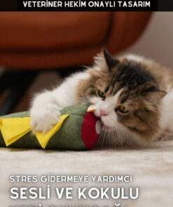 Alternative view of pawdaz Matatabi - Dino (40X12CM) Bol Sesli, Bol Kokulu Kedi Oyuncağı