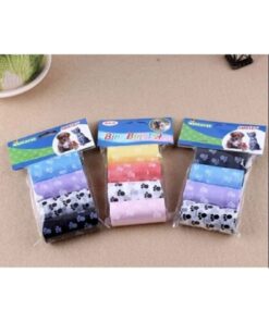 Alternative view of mywarehouse Evcil Hayvanlar Için Pati Desenli Kedi Köpek Kaka Poşeti Torbası 4 Adet Toplam 60 Adet