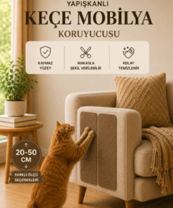 Arnee Keçe Kedi Koltuk Kanepe Tırmalama Mobilya Koruyucu – Yapışkanlı Mobilya Köşe Koruma Halısı