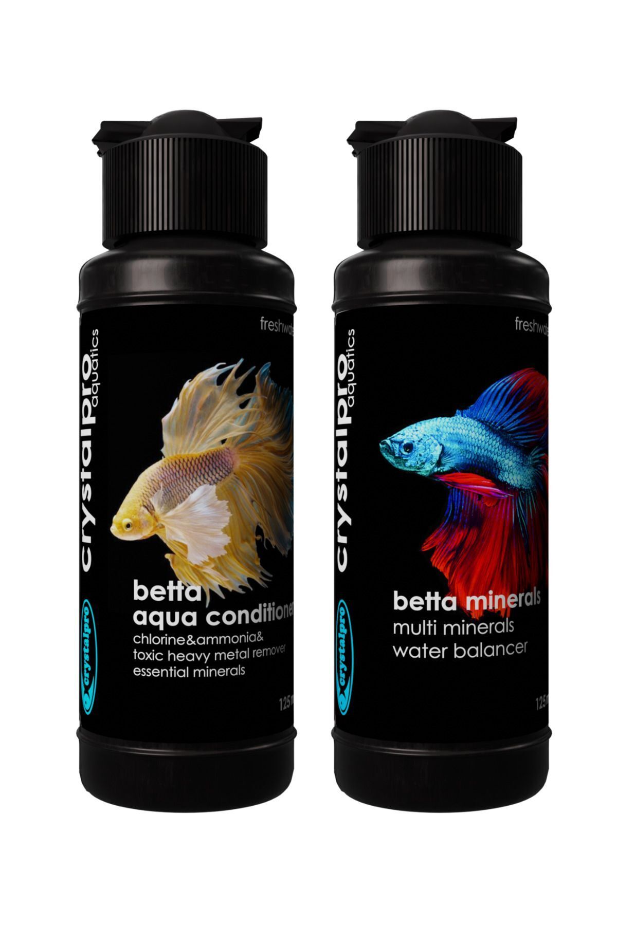 Crystalpro Beta Bakım Seti - Betta Minerals Ve Betta Aqua Conditioner Su Düzenleyici Ikili Set 2x125ml