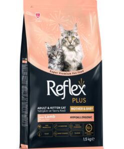 Reflex Plus Hipoalerjenik Yetişkin ve Yavru Kuzu Etli Kedi Maması 1,5 kg