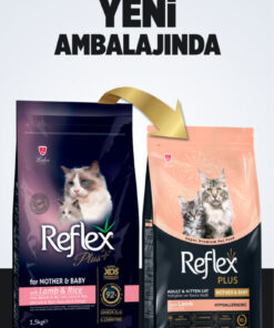 Alternative view of Reflex Plus Hipoalerjenik Yetişkin ve Yavru Kuzu Etli Kedi Maması 1,5 kg
