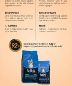 Reflex Plus Hipoalerjenik Somonlu Yavru Kedi Maması 1,5 kg - Görsel 3