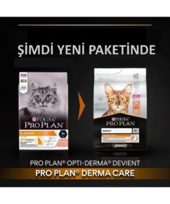 Pro Plan Pro Plan Derma Care Tüy ve Deri Sağlığı için Somonlu Kedi Maması 3 kg ( ELEGANT DERMA YENİ PAKET ) - Görsel 3