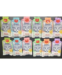 Wanpy Karışık Aromalı Kedi Çorbası 50 gr X 12 Adet Sıvı Kedi Ödülü
