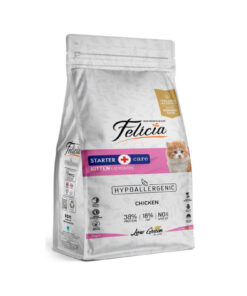 Felicia 2 Kg Yavru Tavuklu Az Tahıllı HypoAllergenic Kedi Maması