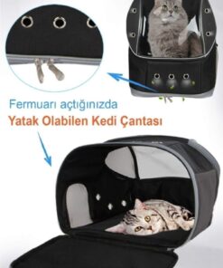 Alternative view of Ksburda Ufo Büyük Boy Kedi Çantası 8 Kg Taşıma Kapasiteli 42x25x33 Cm Kedi Taşıma Çantası