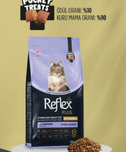 Alternative view of Reflex Plus Pocket Treats İlaveli Kısırlaştırılmış Anti-Hairball Kedi Maması 1,5 kg