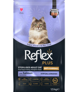 Reflex Plus Pocket Treats İlaveli Kısırlaştırılmış Anti-Hairball Kedi Maması 1,5 kg