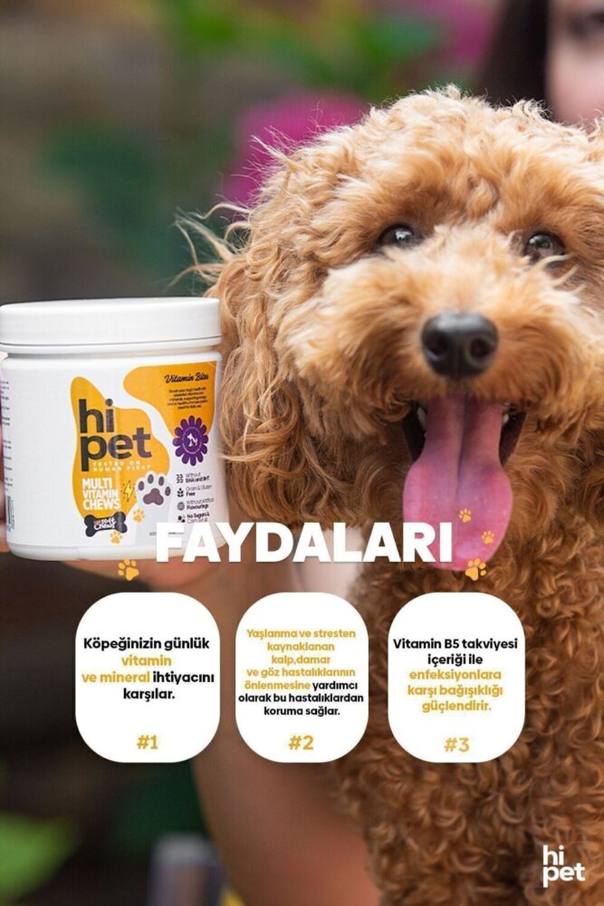 HiPet Multivitamin Çiğnenebilir Tablet - Görsel 2