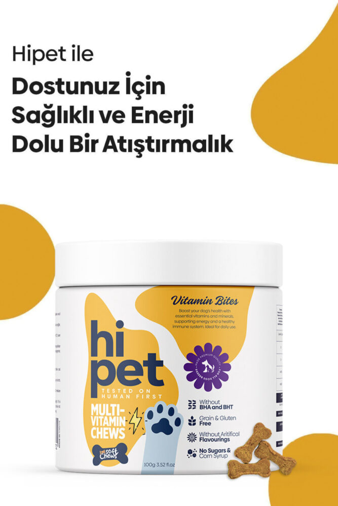 HiPet Multivitamin Çiğnenebilir Tablet