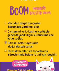 Metapet Kediler için Bağışıklık Sistemi Güçlendirici, C Vitamini ve Lysine Vitaminleri Bağışıklığı Damla - Görsel 3