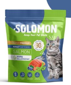 Alternative view of Solomon Yetişkin Somon'lu Süper Premium Kedi Maması 1,5 Kg - Hipoalerjenik - Düşük Tahıllı