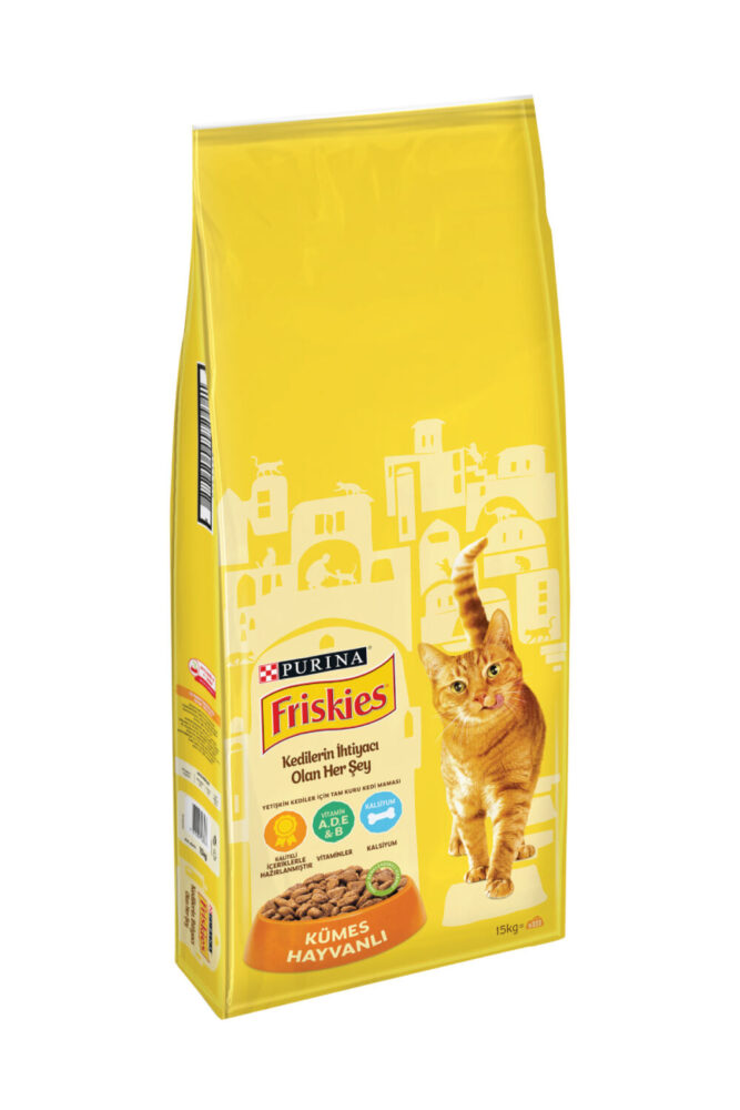 Friskies Kümes Hayvanlı Yetişkin Kedi Maması 15 Kg - Görsel 2