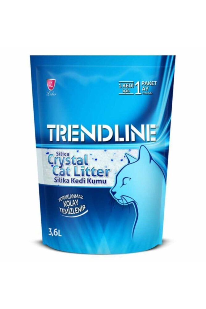 Trendline Kristal Kedi Kumu 3.6 Lt 3 Adet Silika Kedi Kumu Crystal - Görsel 2