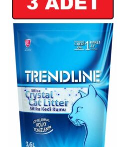 Trendline Kristal Kedi Kumu 3.6 Lt 3 Adet Silika Kedi Kumu Crystal