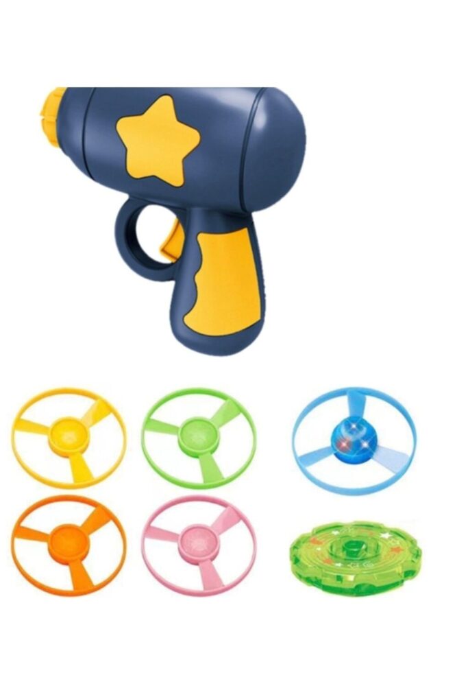 Dream Plus Yaratıcı Yavru Kedi Mini Helikopter Oyuncağı Uçan Renkli Pervaneler Ve Topaç - Görsel 3