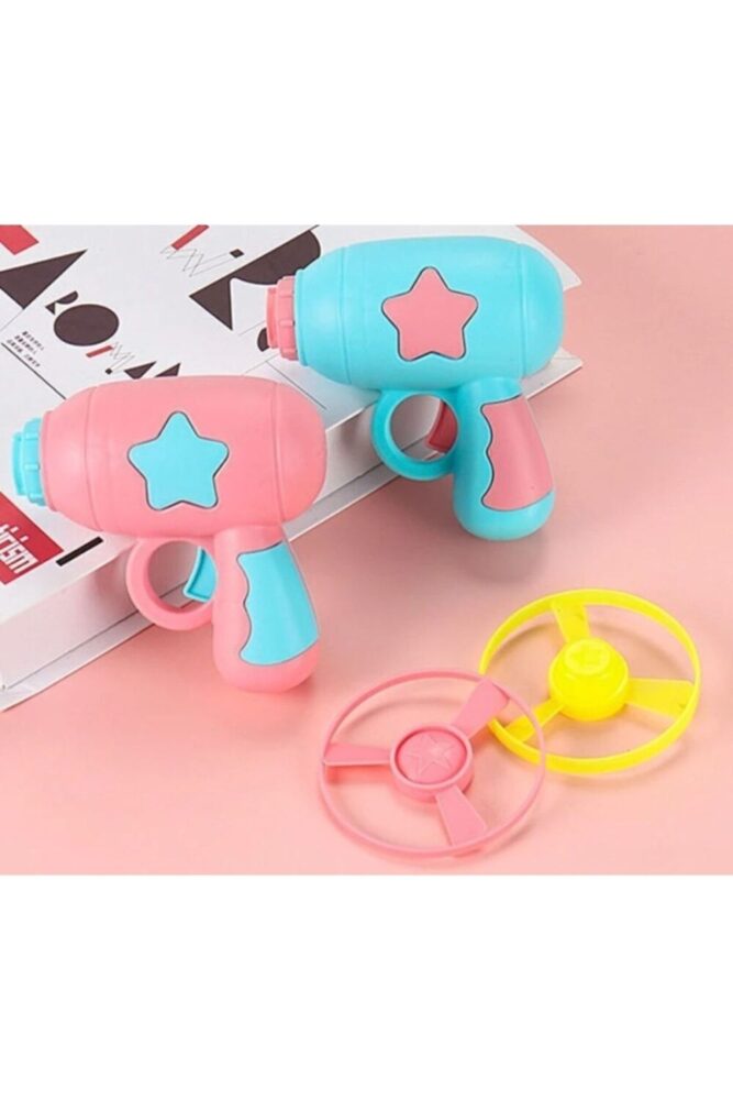 Dream Plus Yaratıcı Yavru Kedi Mini Helikopter Oyuncağı Uçan Renkli Pervaneler Ve Topaç - Görsel 2