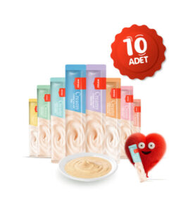 Wanpy Krema Kedi Ödül Maması 14gr (10 Adet) (Karışık Çeşitli)