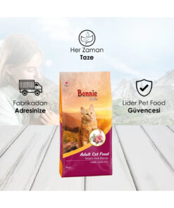 Bonnie Kuzu Etli Yetişkin Kedi Maması 10 Kg - Görsel 3