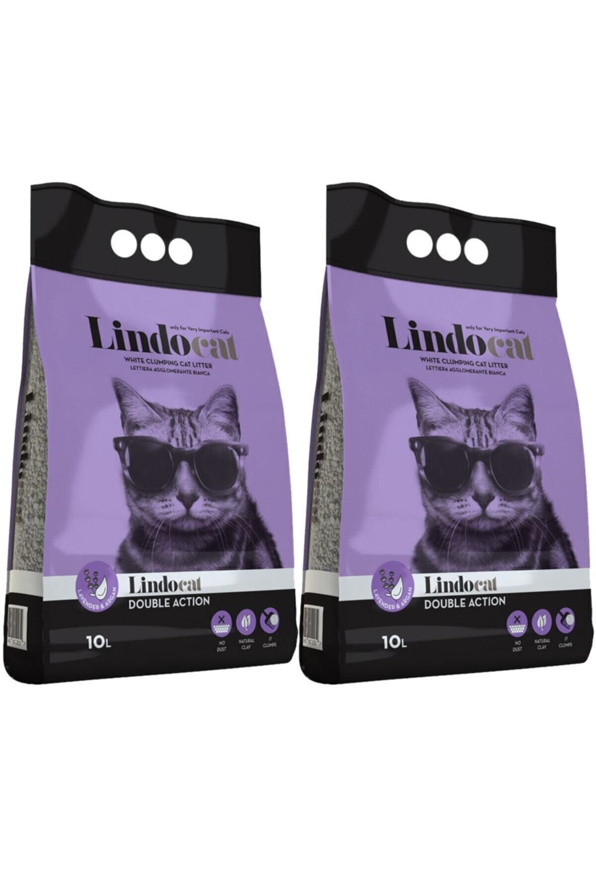 Lindo Cat Lindocat Lavanta&argan Kokulu Ince Taneli Kedi Kumu 10 Lt 2 Adet