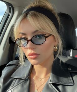 Goldmine Kadın Mila Güneş Gözlüğü Leopar - Mavi