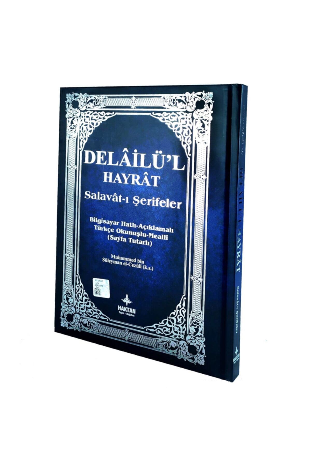 Haktan Yayın Dağıtım (2 adet)Türkçe Okunuşlu Mealli Mavi Renk Delailül Hayrat-salavatı Şerifeler Kitabı Salavat Öğren Oku