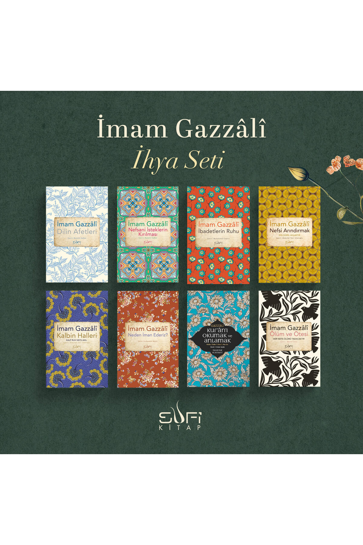 Sufi Kitap İhya Seti İmam Gazali – İslam, Tasavvuf, Klasik Eserler