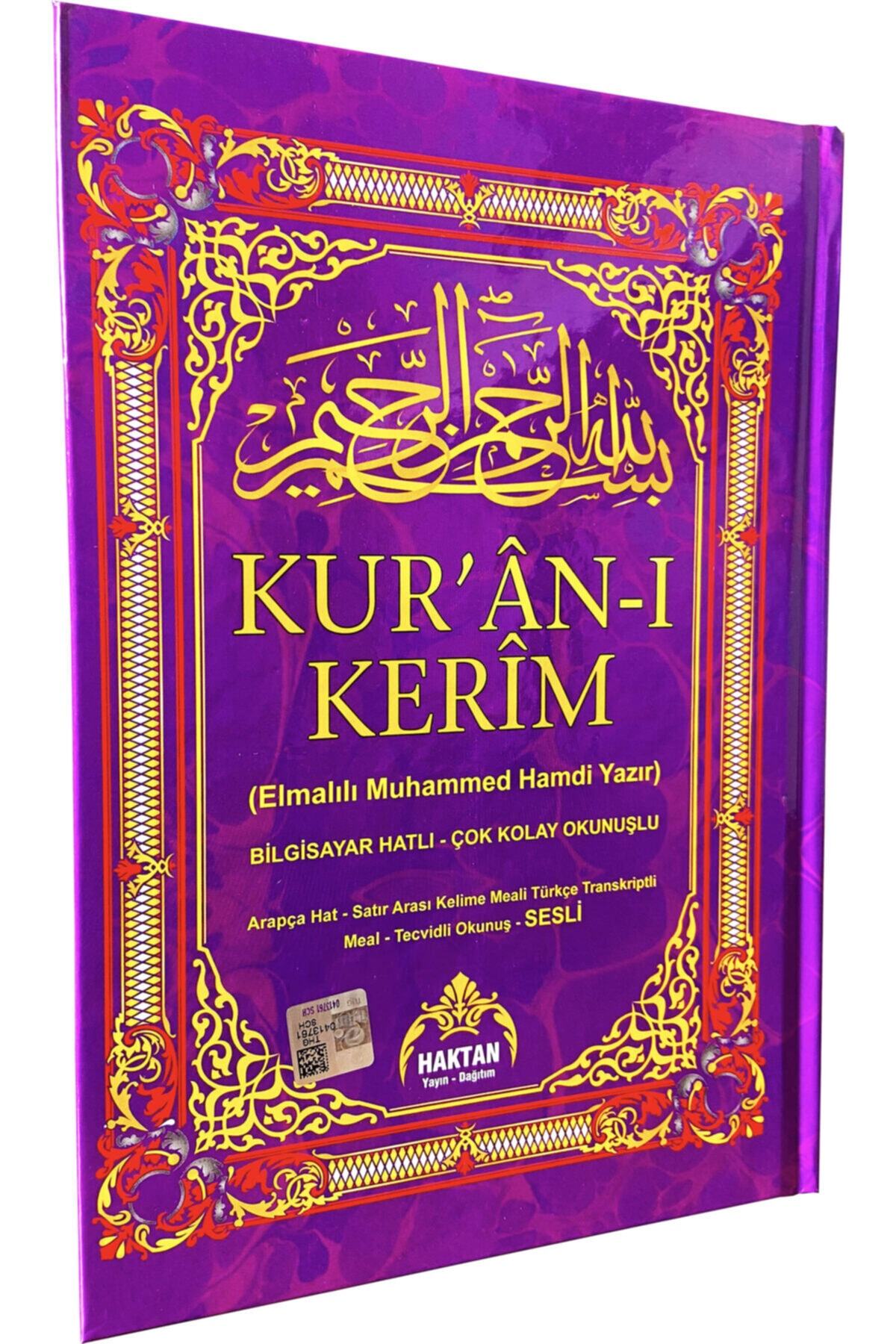 Haktan Yayın Dağıtım Orta Boy Kuranı Kerim Türkçe Okunuşlu Tecvidli Mealli Ve Kelime Mealli Elmalılı Muhammed Hamdi Yazır