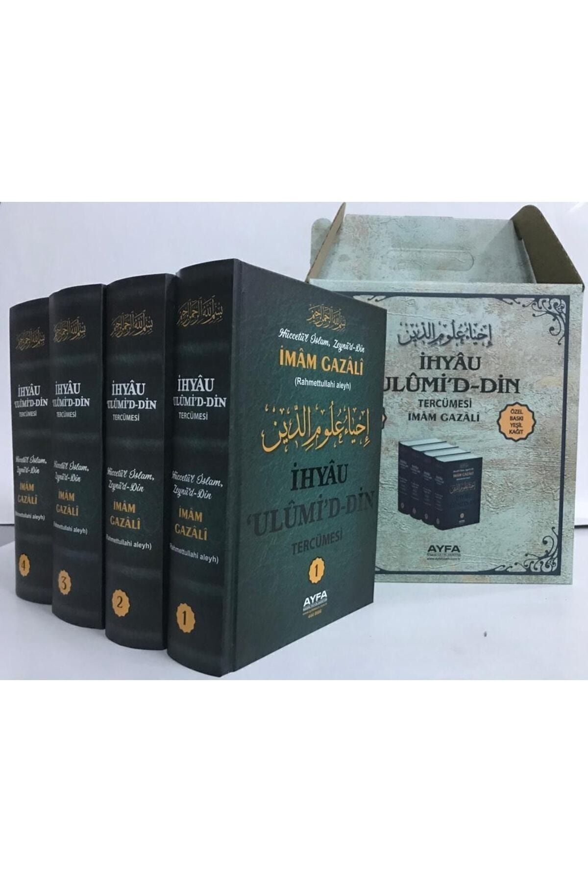 Kitap Pazarı Ihya U Ulumid-din Imamı Gazali 4 Cilt 3756 Sayfa ithal Kağıt Arapça Hadis Ilaveli 2023 Yeni Baskı