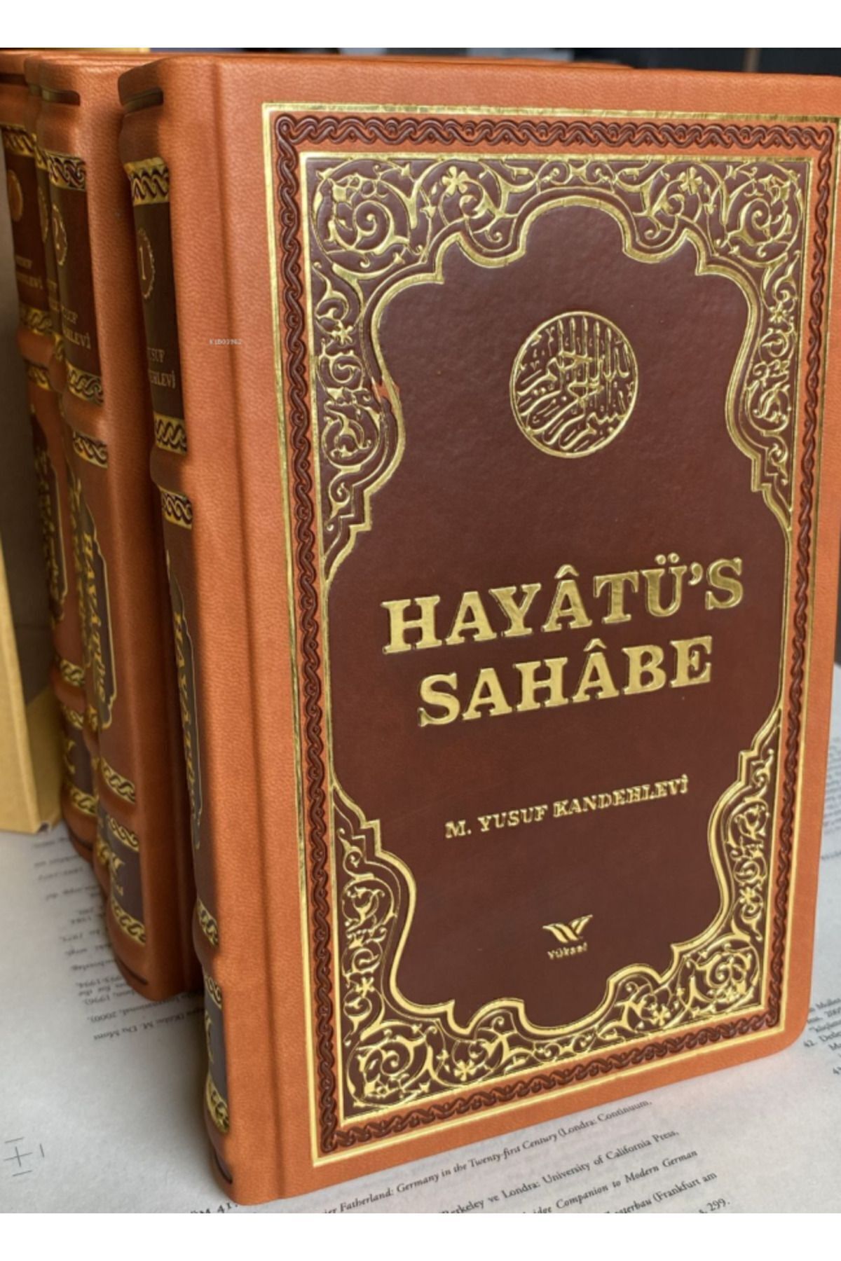 yüksel yayıncılık Hayatus Sahabe (4 Cilt Takım Termo Deri Kutulu) İslamın Altın Çağı